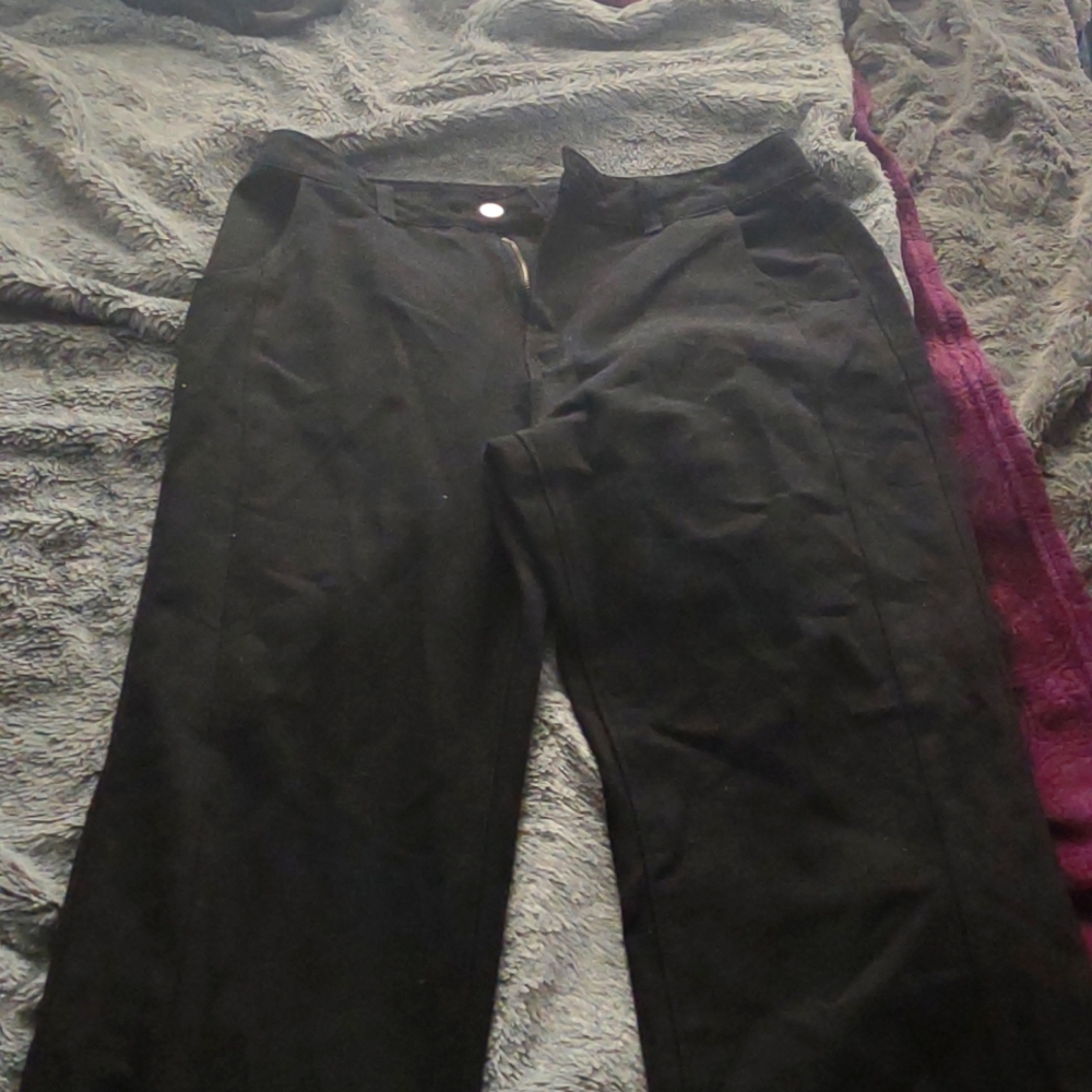 Shein black straight leg jeans large